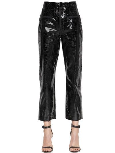 Self-Portrait Patent Leather Pants