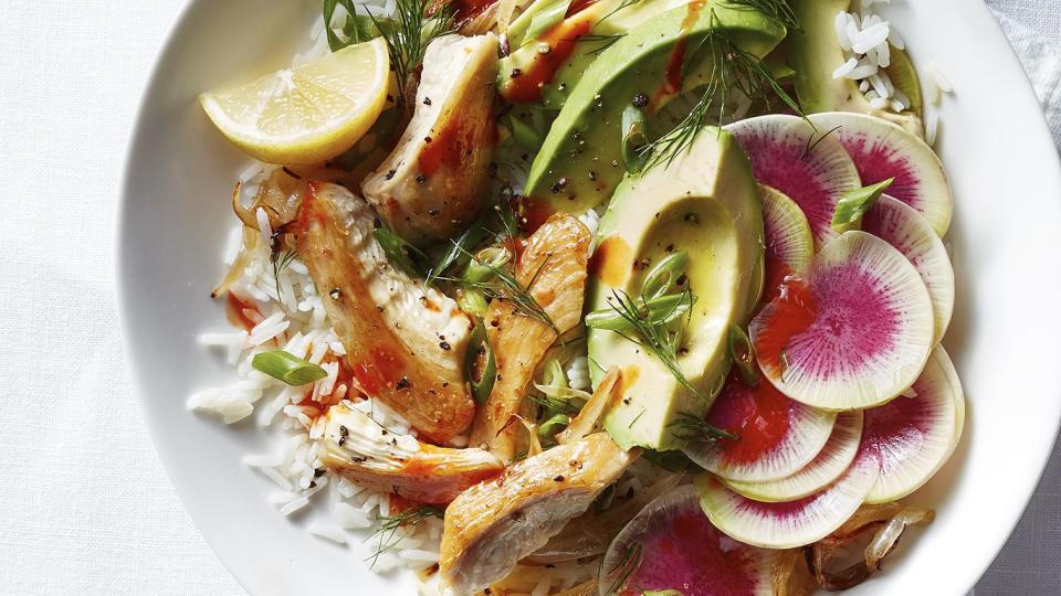 Chicken and Avocado Rice Bowl