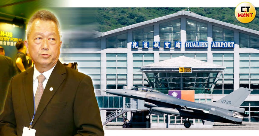 漢翔董事長胡開宏出席5月3日舉行的《台美國防產業論壇》，漢翔是獲F16原廠認證的、亞洲最大維修中心。（圖／黃鵬杰攝、報系資料照）