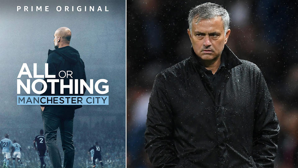 Jose Mourinho might not be happy when he sees the new Manchester City documentary.