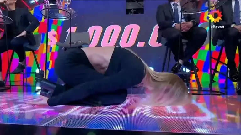 Nicole Neumann desconcertó a todos con lo que hizo (Foto: Captura de video)