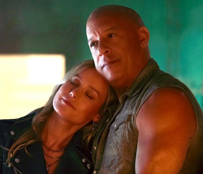 Vin Diesel y Brie Larson en Fast & Furious 10