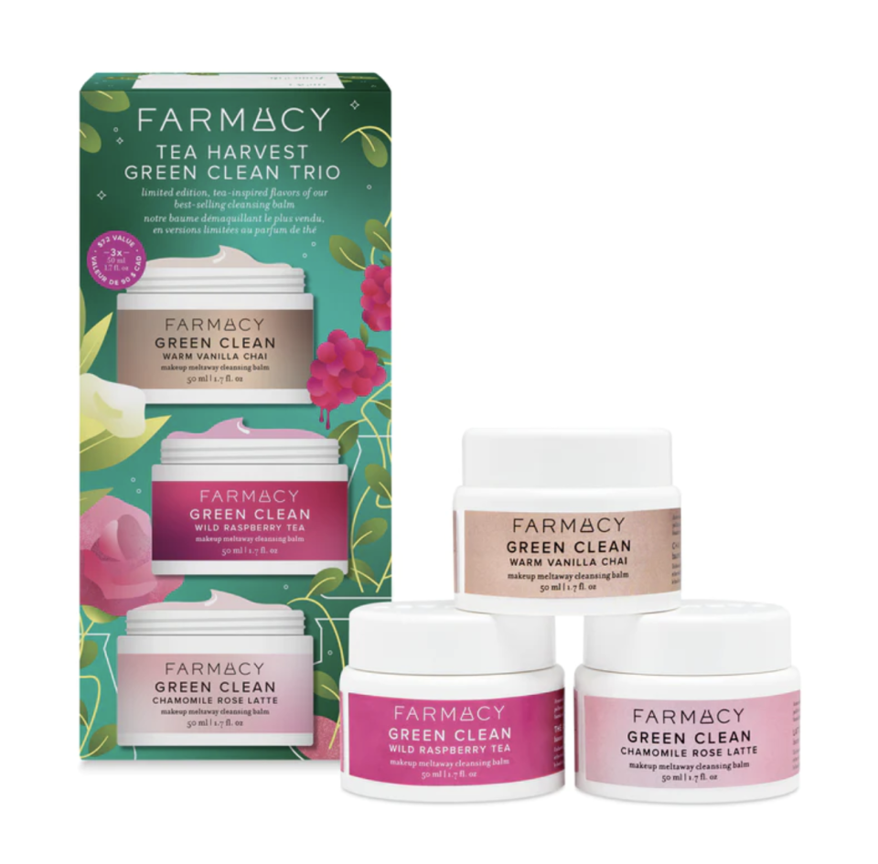 <p><a href="https://go.redirectingat.com?id=74968X1596630&url=https%3A%2F%2Fwww.farmacybeauty.com%2Fproducts%2Fholiday-party-green-clean-trio&sref=https%3A%2F%2Fwww.harpersbazaar.com%2Fbeauty%2Fskin-care%2Fg38056171%2Fbest-skin-care-holiday-gift-set%2F" rel="nofollow noopener" target="_blank" data-ylk="slk:Shop Now;elm:context_link;itc:0;sec:content-canvas" class="link ">Shop Now</a></p><p>Holiday Party Green Clean Trio </p><p>$49.00</p><span class="copyright">Farmacy Beauty</span>