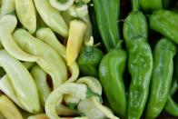 <p>Like poblanos, Anaheim peppers have a little bit of spice. They're long and thin, about six to 10 inches in length. </p><p>"[They] are among the most popular and commonly available chiles in the United States," Schueller said. You'll see them canned in the store and are a mainstay of Southwest cuisine. </p><p>Scoville heat units: 500-2,000</p>