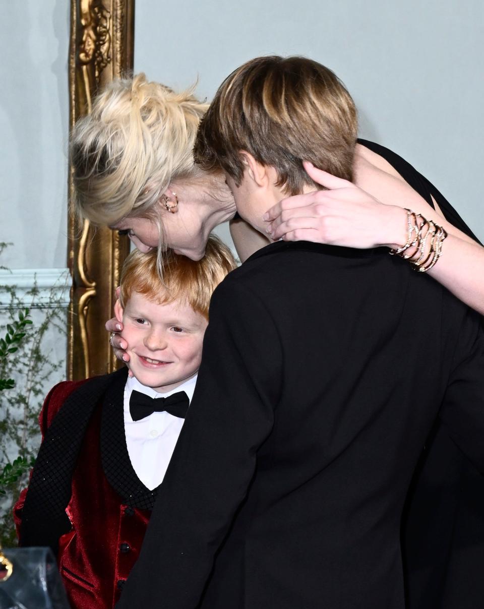 Elizabeth Debicki attends "The Crown" Season 5 premiere.