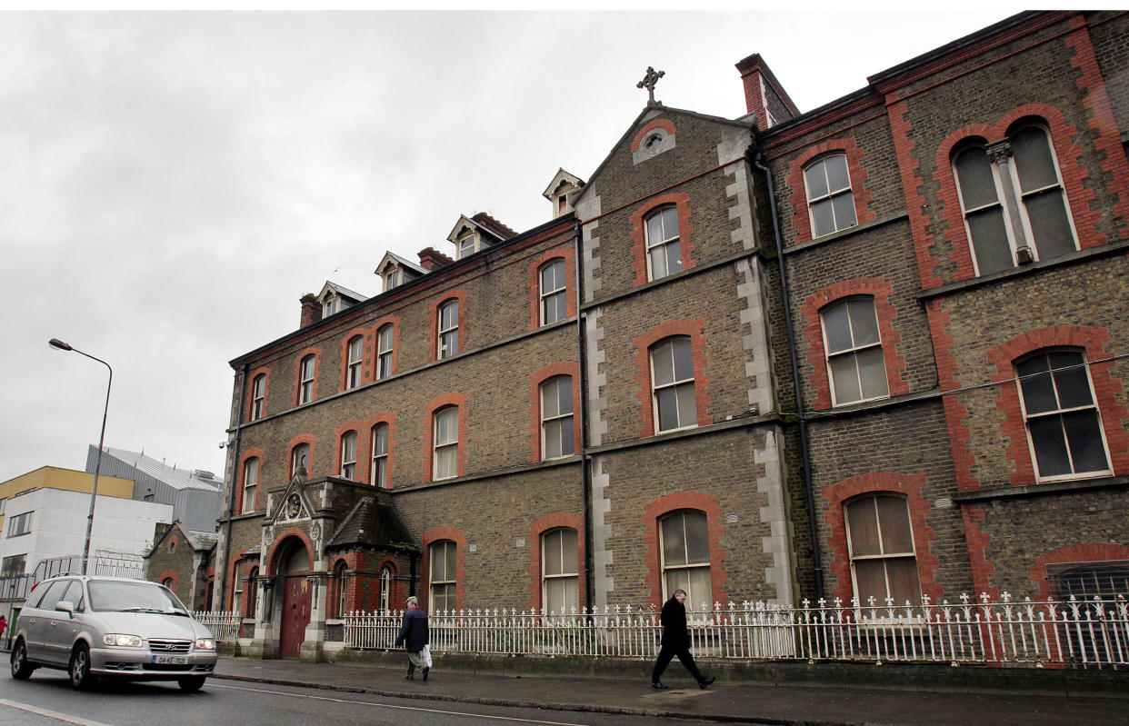 The exterior of the now derelict Sisters of Our Lady of Charity Magdalene Laundry on Sean McDermott St in Dublin's north inner city on the day of The Irish Government has apologised to the thousands of women locked up in Catholic-run workhouses known as Magdalene laundries between 1922 and 1996.   (Photo by Julien Behal/PA Images via Getty Images)