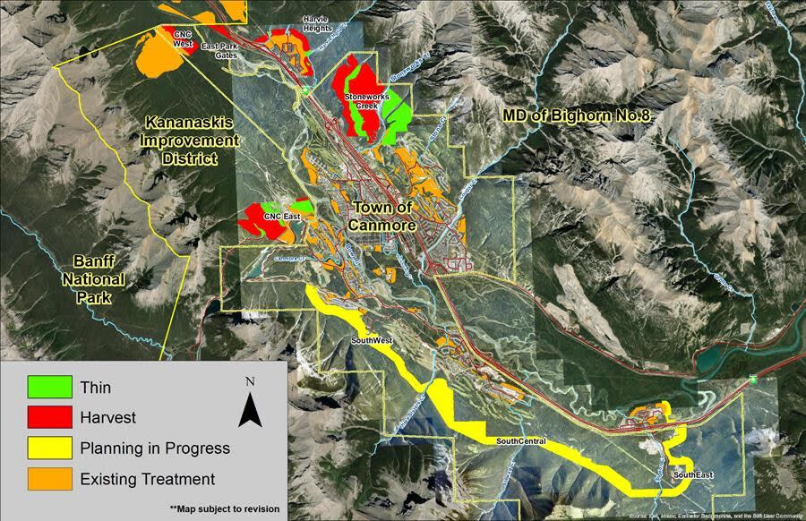 Draft overall plan for the Bow Valley Community Fireguard.