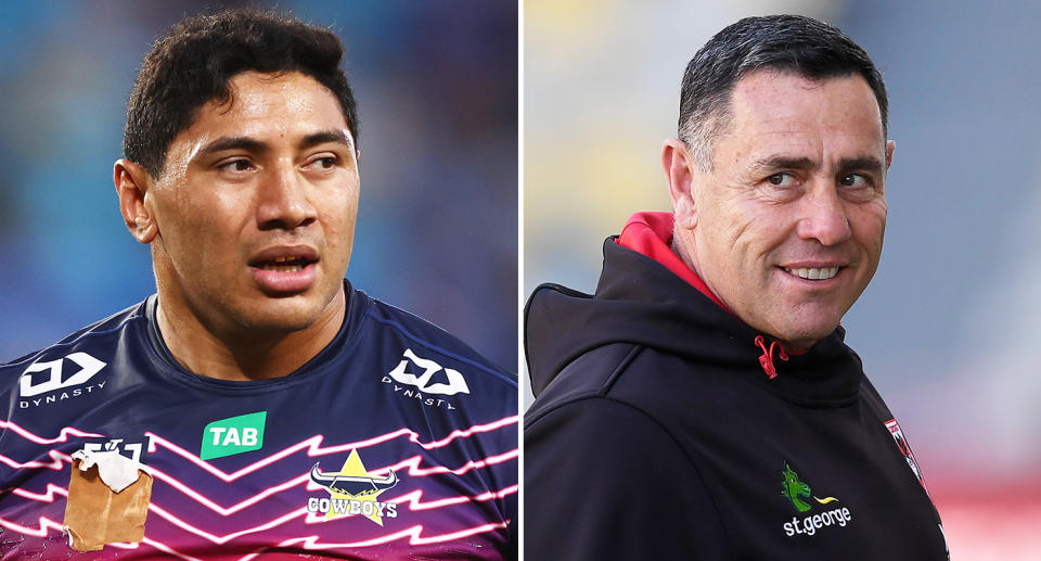 Shane Flanagan pictured right and Jason Tamalolo pictured left
