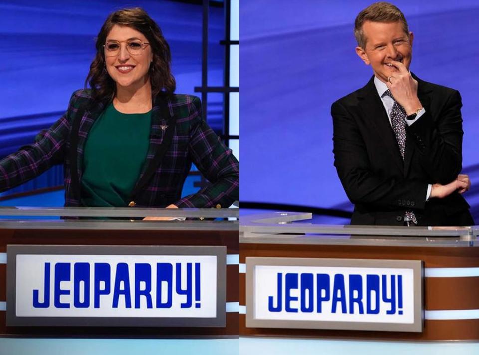 Mayim Bialik, Ken Jennings, Jeopardy