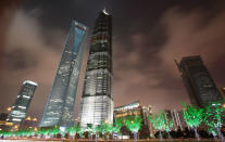 The Shanghai World Financial Center was built in 2008. It is 492m high, and has 101 floors.