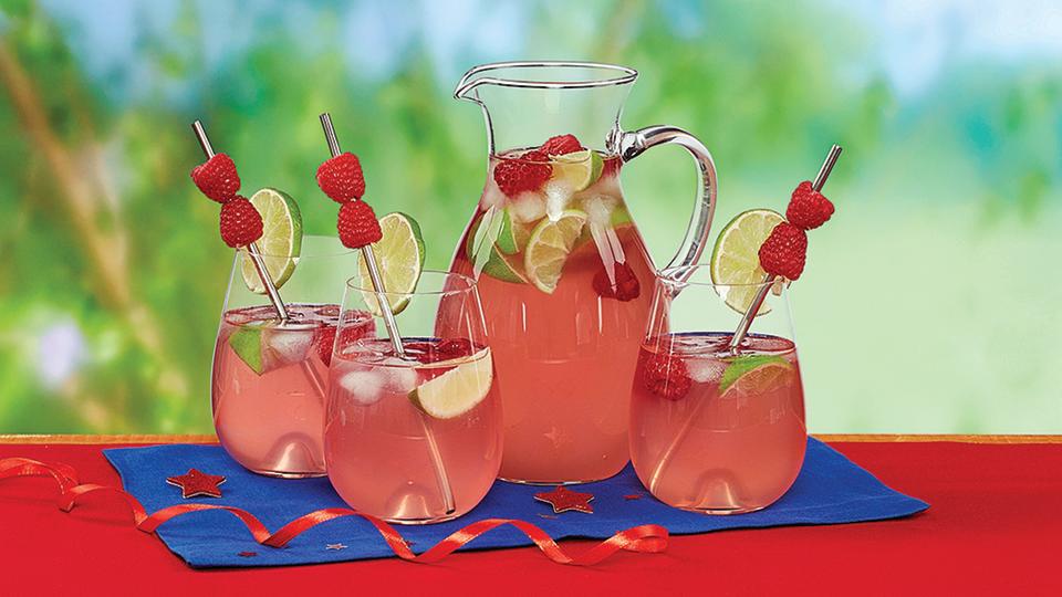 Paula Deen's Raspberry Ginger Ale Punch