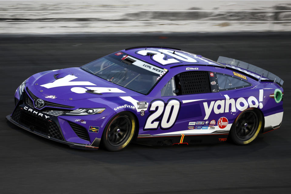 克里斯托弗·貝爾（Christopher Bell）的Yahoo! 塗裝車款。(Photo by Jared C. Tilton/Getty Images)