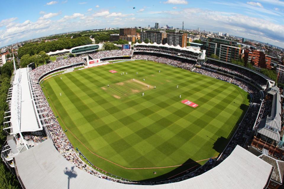 New thinking: the land at the Nursery End is at the rear of the media centre: Getty Images