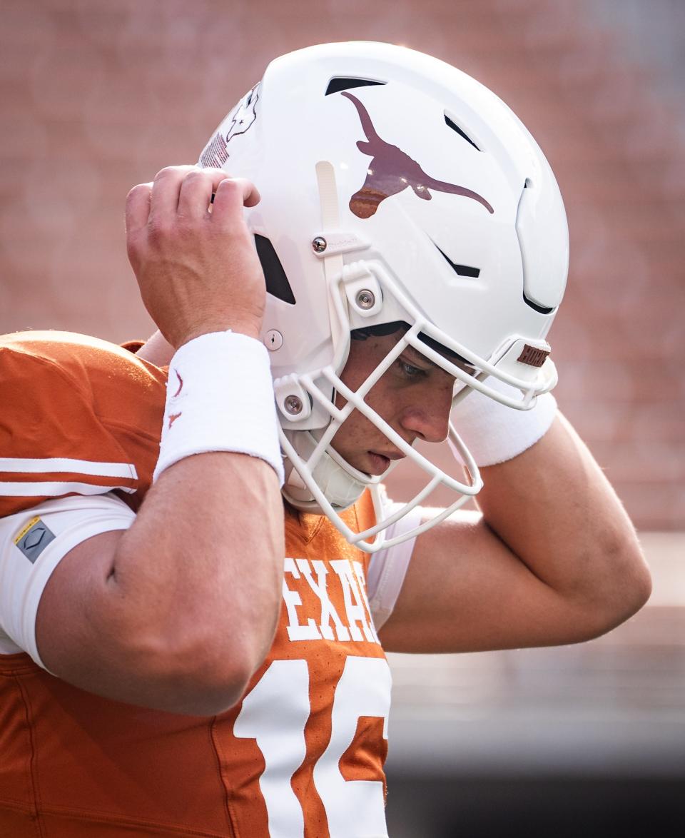 Arch Manning completed 9 of 12 passes for 223 yards and four touchdowns against UTSA, and he scored on a 67-yard run.