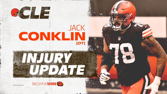 Cleveland Browns' Jack Conklin will miss multiple weeks with injury