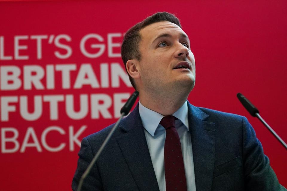 Labour shadow health secretary, Wes Streeting at the Labour party conference (Getty Images)