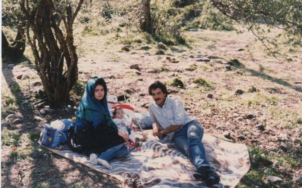 'Me as a baby on a family picnic with my mum and dad' Sahar Zand - Sahar Zand