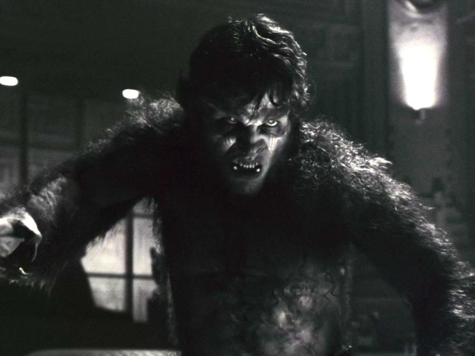 Gael Garcia Bernal as Jack Russell in his werewolf form.