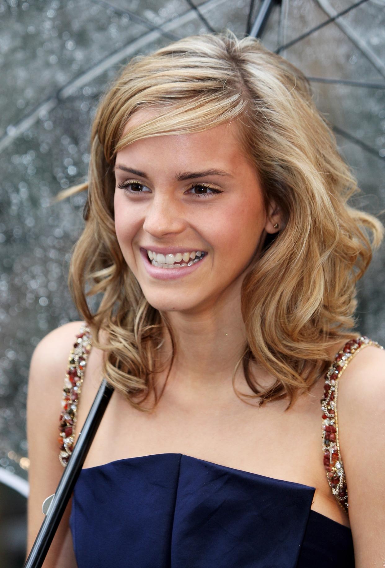 Emma Watson at the European premiere of Harry Potter And The Order Of The Phoenix in 2007. (Getty Images)