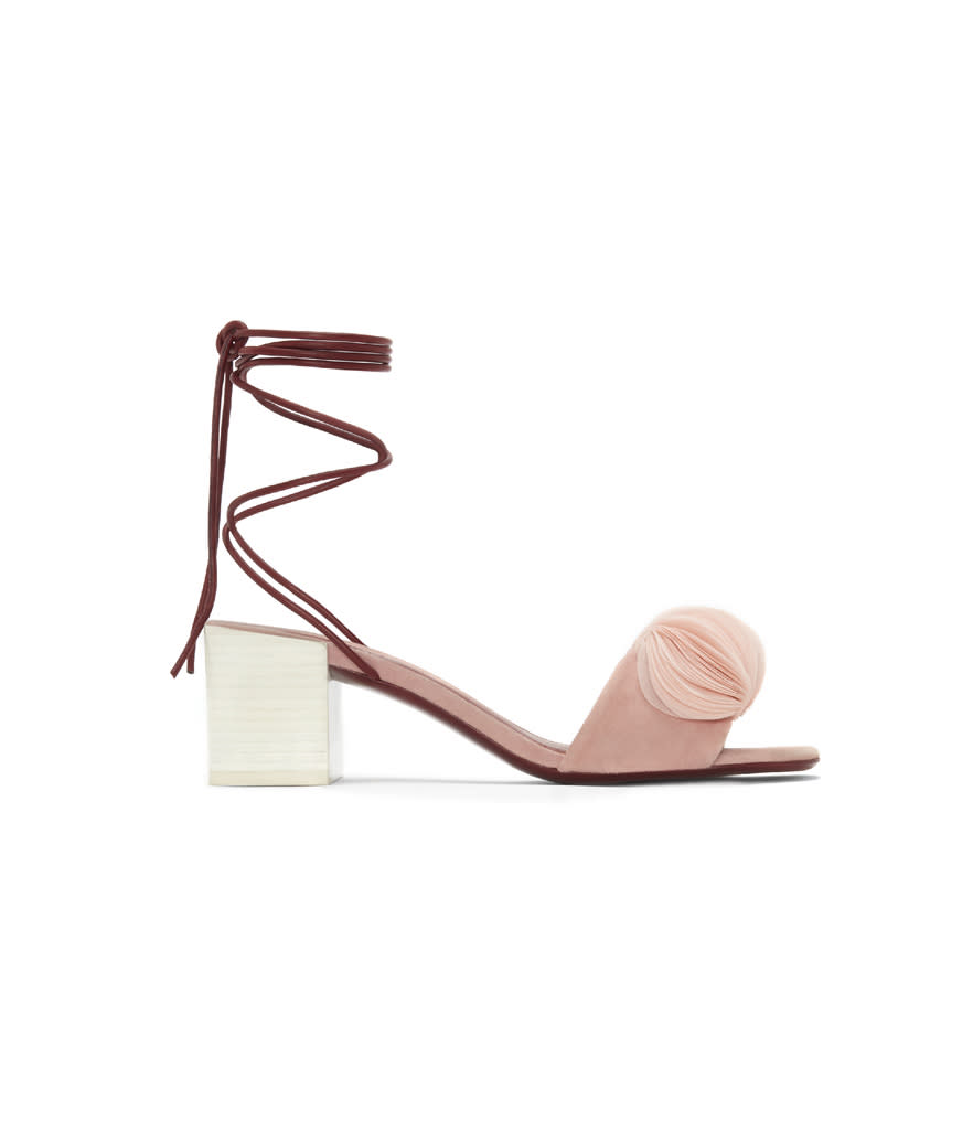 Riza Sandals in rose pink