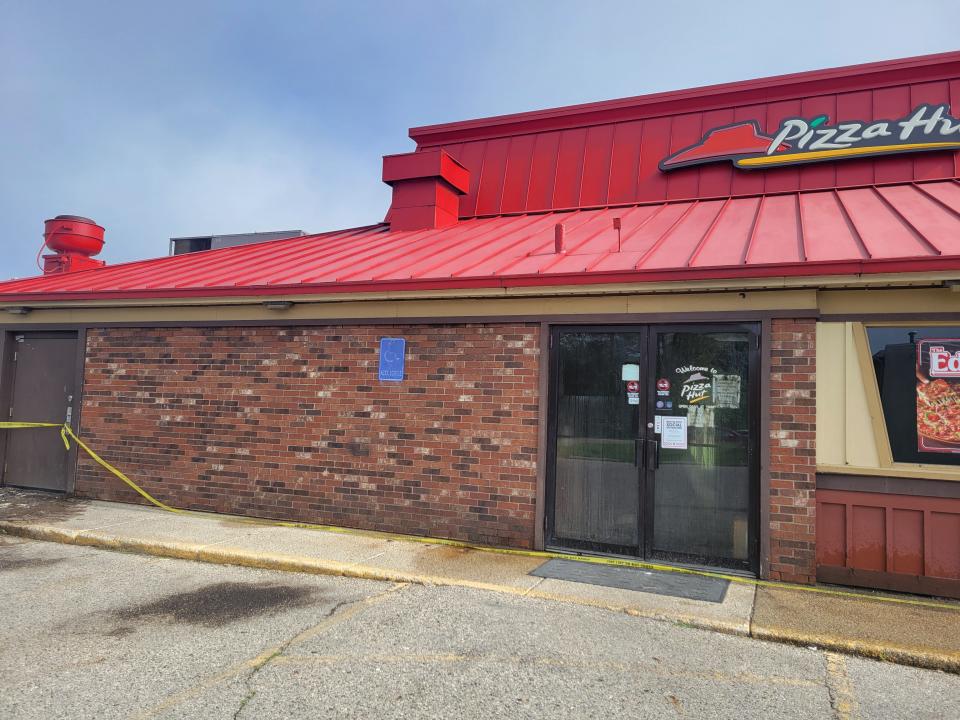 Pizza Hut in Holland Township will be closed "for some time" following an attic fire that severely damaged the restaurant.