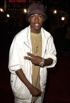 Nick Cannon at the LA premiere of Universal's 8 Mile