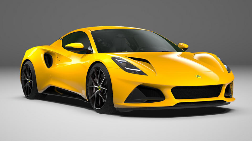 The Lotus Emira V6 First Edition in Hethel Yellow. - Credit: Photo: Courtesy of Lotus Cars Limited.