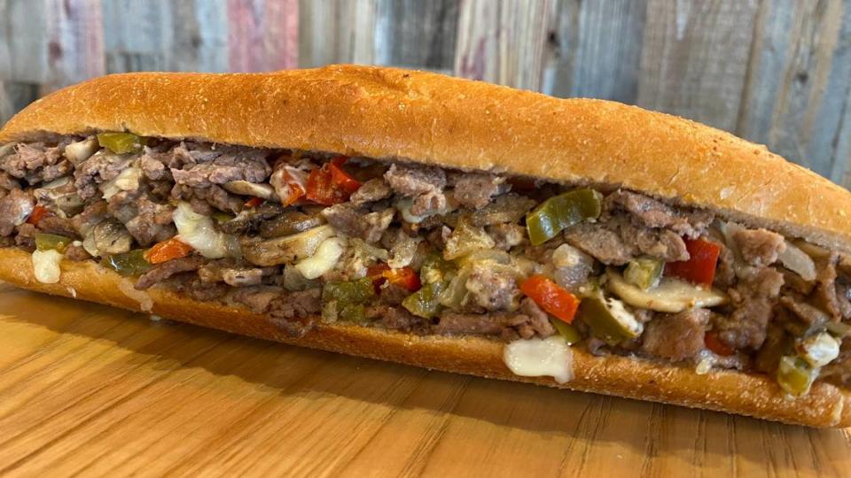 The “impossible” cheesesteak is one of Capriotti’s plant-based vegetarian offerings.