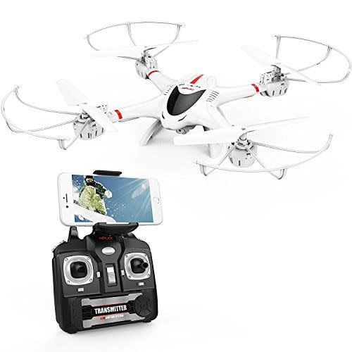1) DBPOWER X400W Quadcopter Drone with WiFi Camera