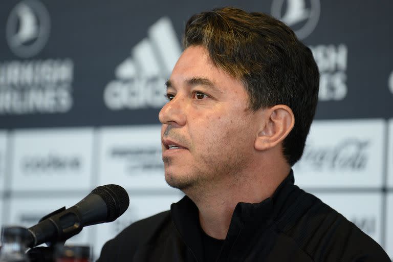 Marcelo Gallardo, en la conferencia de prensa previa al superclásico de este domingo