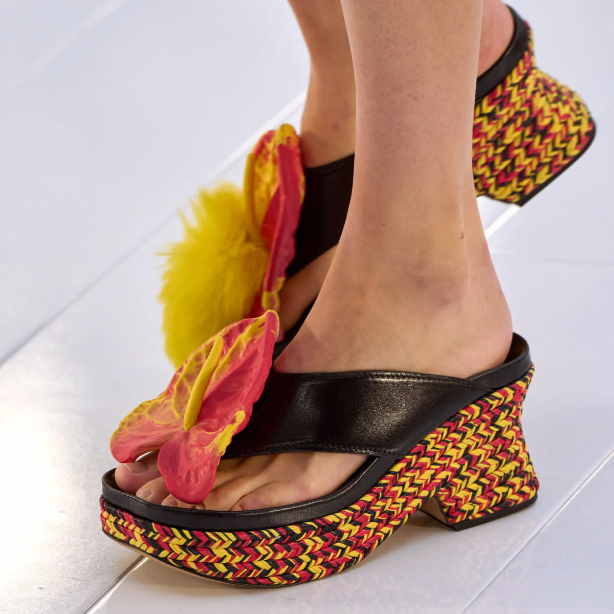  spring 2023 shoe trends at Chanel, Loewe, Altuzarra 