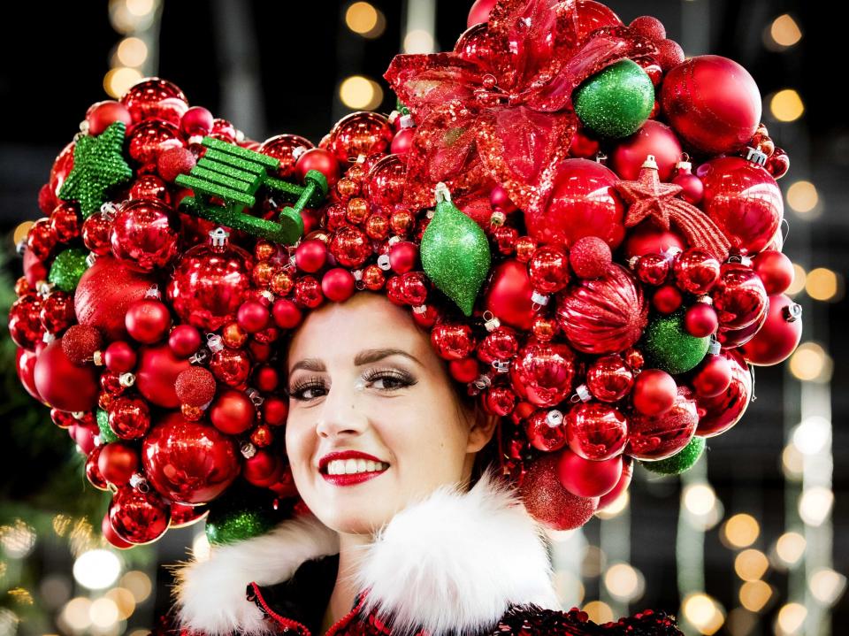 Dressed for Christmas in Amsterdam, Netherlands