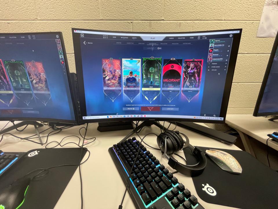 The McKinley esports program recently upgraded its equipment.