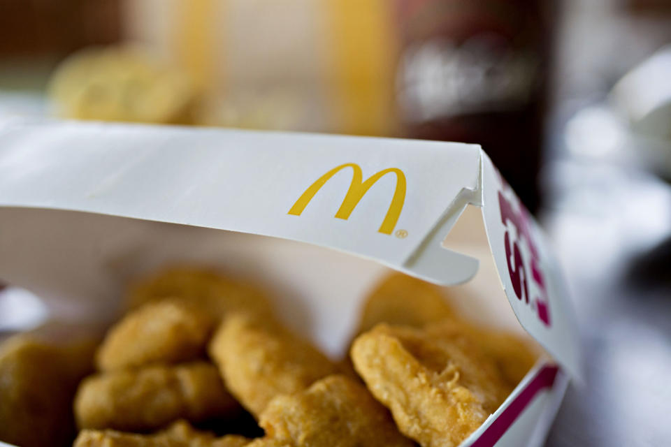 A fast-food chicken nugget contains &ldquo;a slurry that&rsquo;s &lsquo;mechanically recovered&rsquo; from remnants of the animals that otherwise would be discarded, by use of high-pressure grinders and centrifuges,&rdquo; wrote Monteiro in a 2010 paper for World Nutrition. &ldquo;The animal-source material becomes an ingredient much like the refined starches, oils and other substrate of the product, reconstituted to look, smell and taste like a juicy battered slice of chicken.&rdquo; (Photo: Bloomberg via Getty Images)