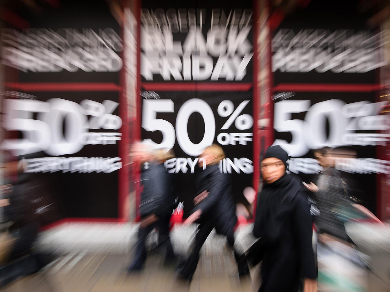 In recent years Black Friday sales have taken off: Getty