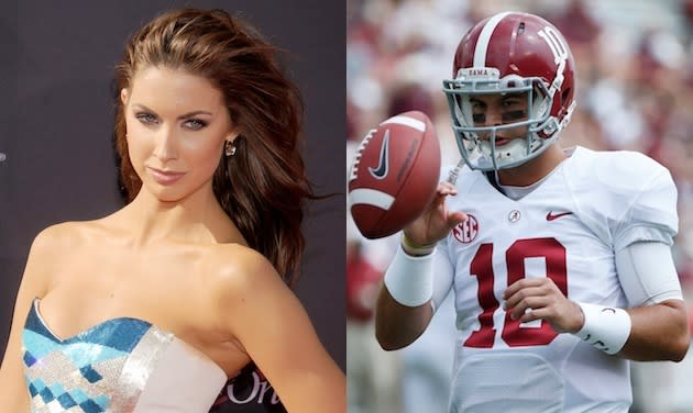 Football star AJ McCarron's model wife Katherine Webb claims she 'quit'  fame to become a mom – The US Sun