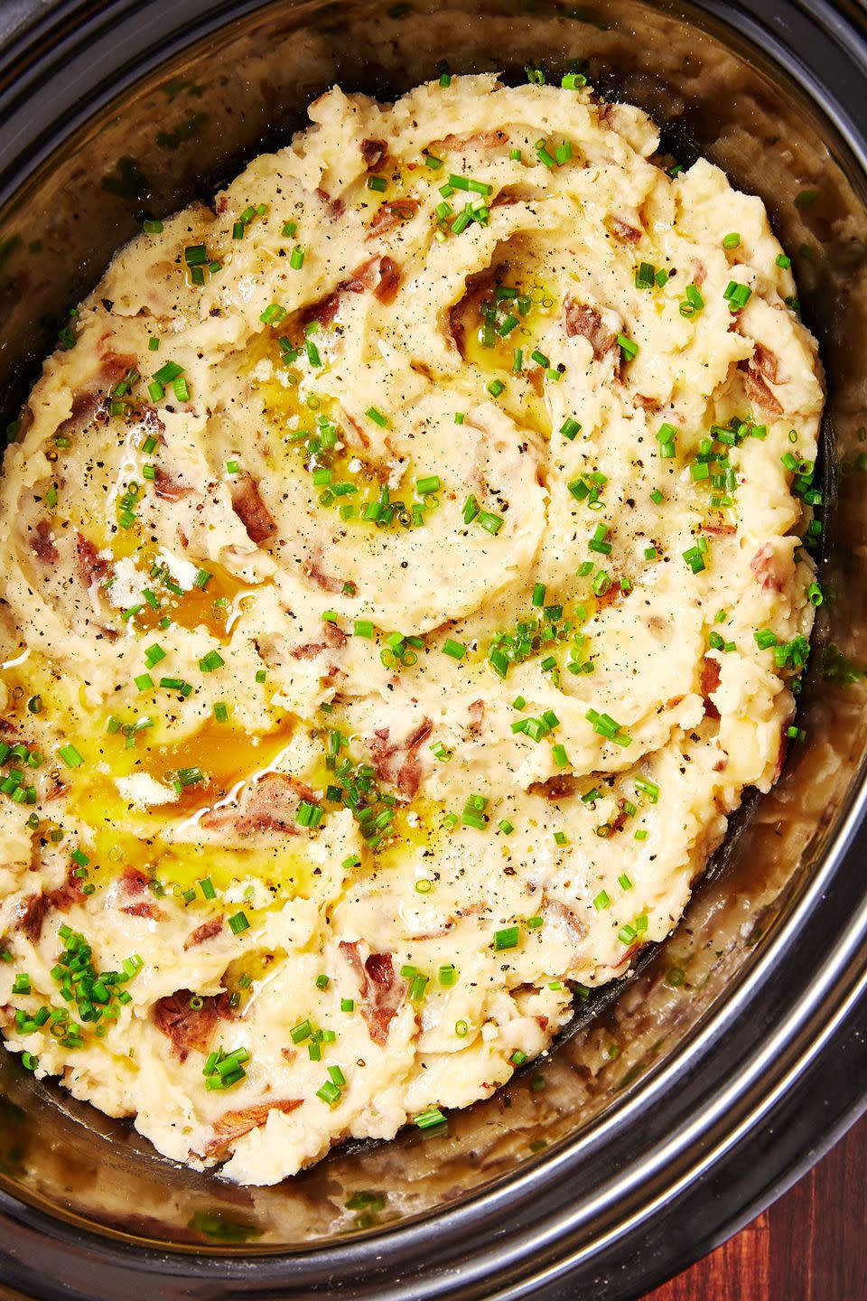 Crock-Pot Garlicky Mashed Potatoes