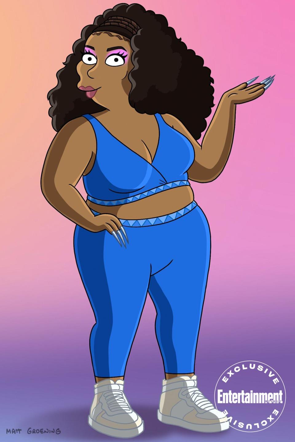 Lizzo as Lizzo on 'The Simpsons'