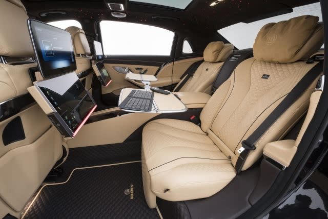 Inside the Brabus 900 based on the Mercedes-Maybach S 650