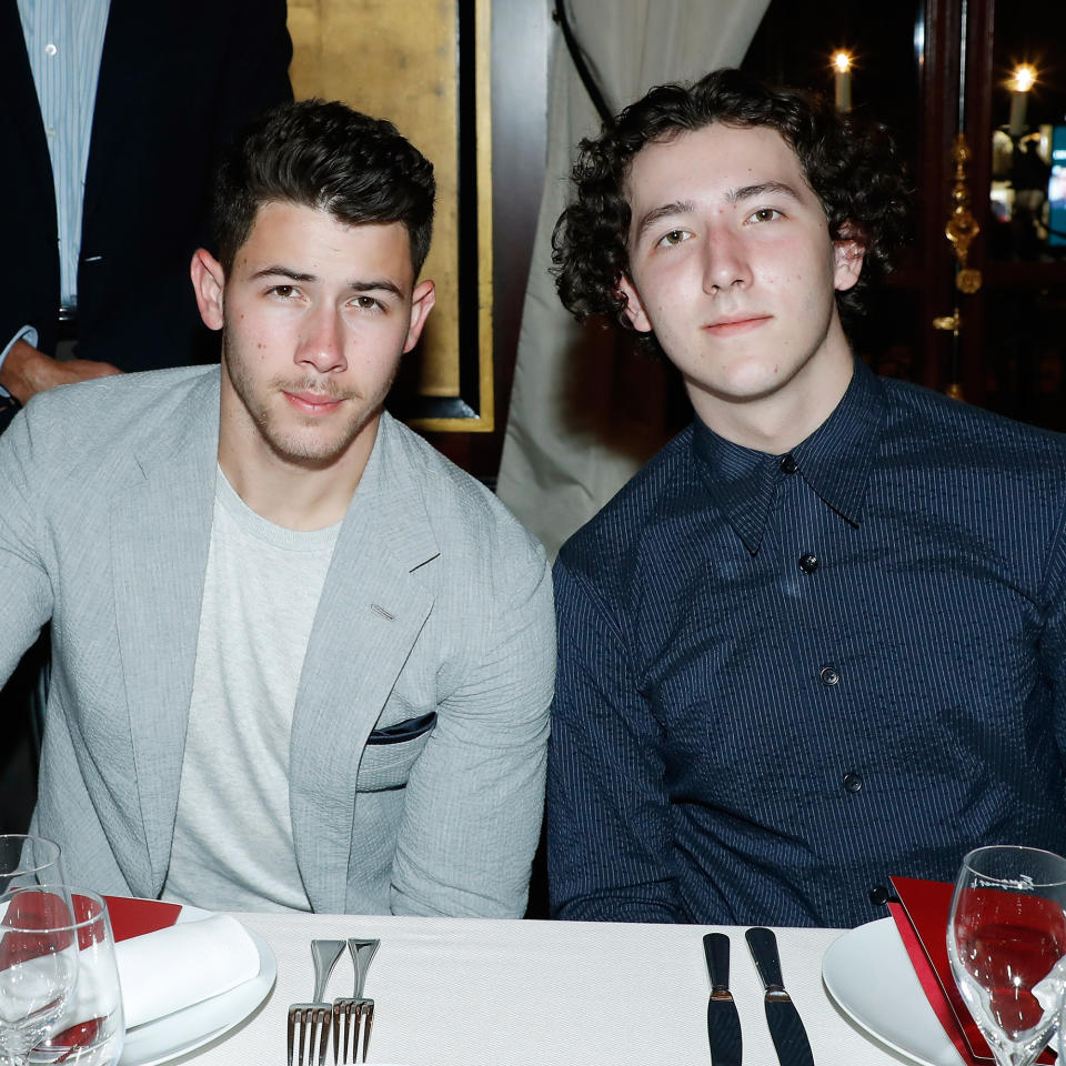 Nick and Frankie Jonas (Bertrand Rindoff Petroff / Getty Images)