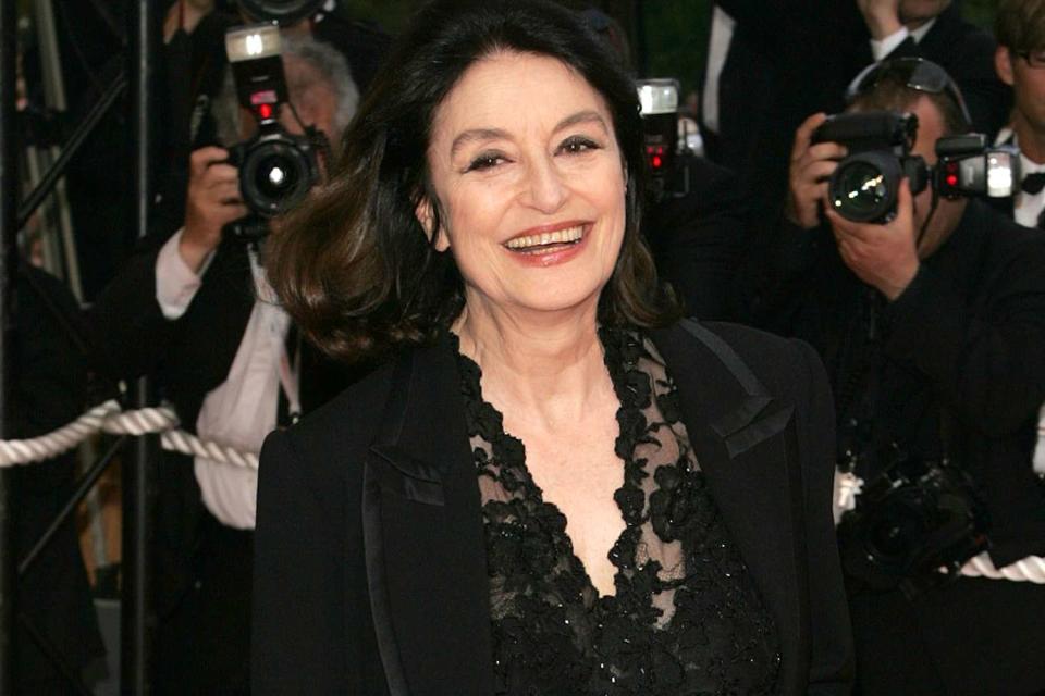 <p>Peter Kramer/Getty</p> Anouk Aimée in 2006.