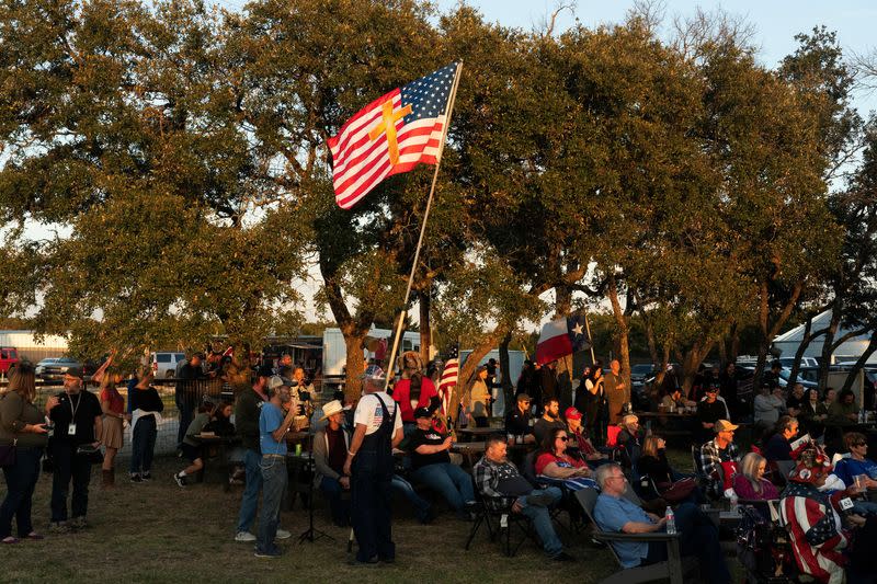 'Take Back Our Border' trucker convoy hosts rally in Dripping Springs, Texas