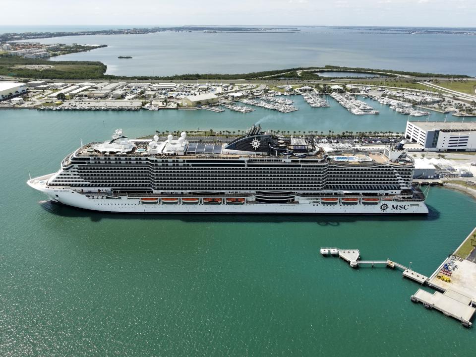 A new ship has started to make its home in Port Canaveral.