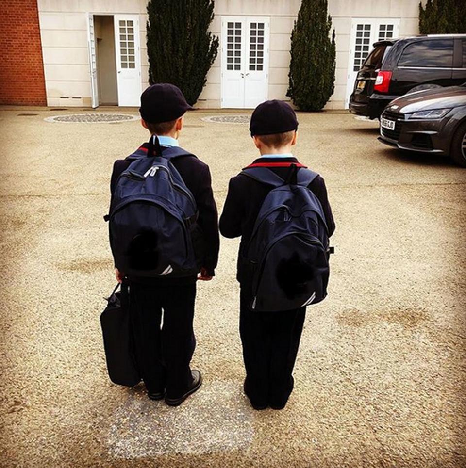 Elton John's Post About His Sons First Day of School