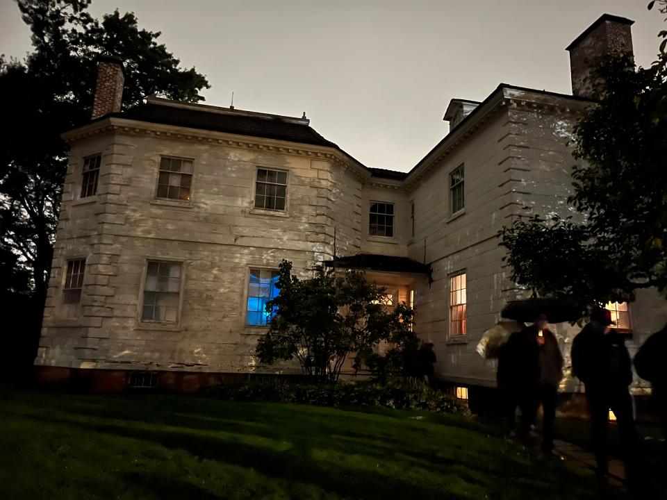 The exterior of the Morris-Jumel Mansion.