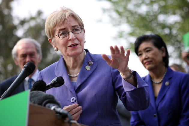 New maps proposed by Ohio Republicans would create a far more GOP-friendly district for longtime Democratic Rep. Marcy Kaptur. (Photo: Kevin Dietsch/Getty Images)