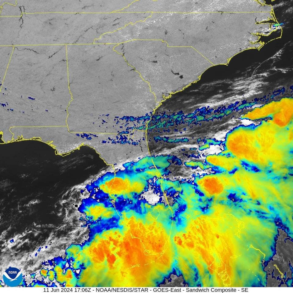 Hot gulf rain machine may snag first name of hurricane season after