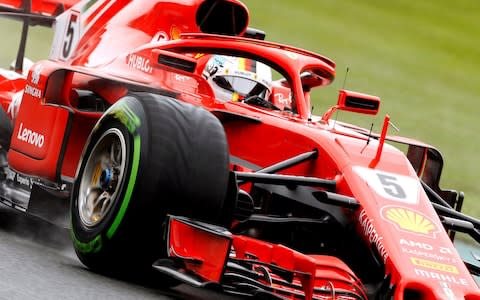 Australian Grand Prix - Melbourne Grand Prix Circuit, Melbourne, Australia - March 24, 2018 Ferrari's Sebastian Vettel in action during practice - Credit: REUTERS