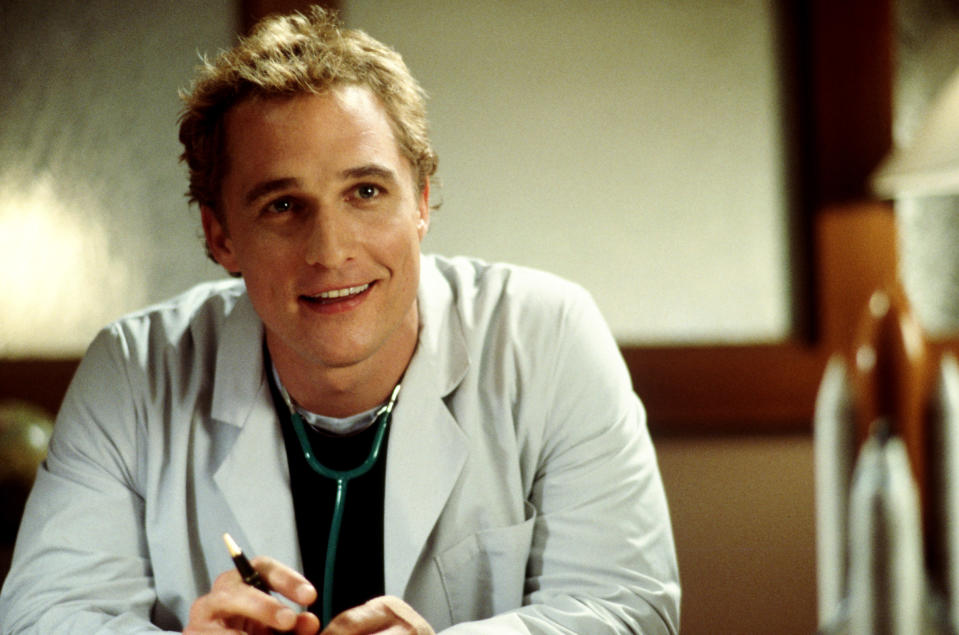 McConaughey was a last-minute replacement for Brendan Fraser in the 2001 rom-com 'The Wedding Planner' (Photo: Columbia Pictures/courtesy Everett Collection)
