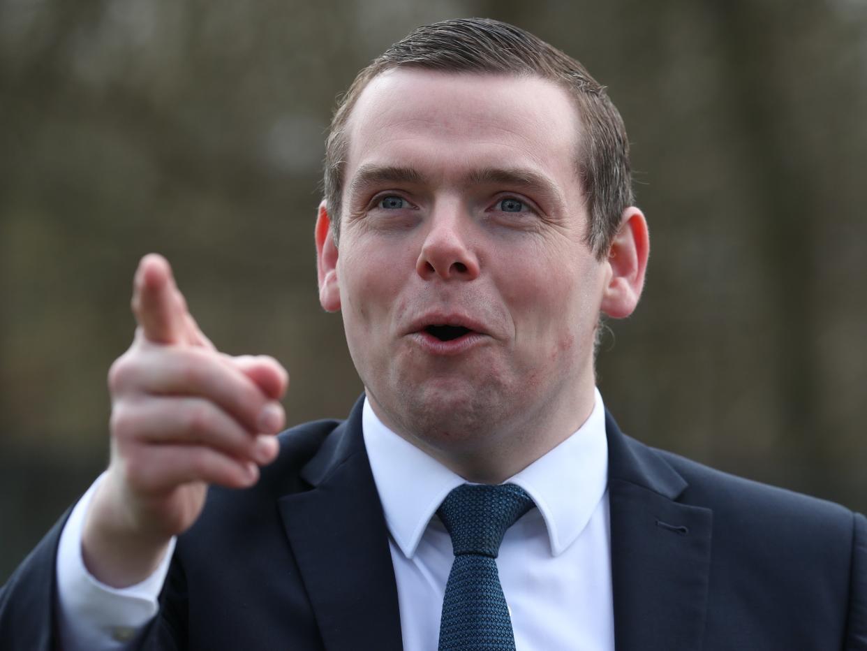 Scottish Conservative leader Douglas Ross (PA)